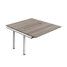 [SYN1480COGOWH2PX] Synergy Bench Extension With Cut Out: 2 Person (Fsc) | 1400 X 800 | Grey Oak/White