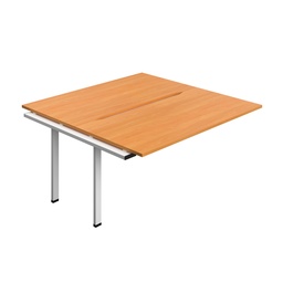 [SYN1680COBEWH2PX] Synergy Bench Extension With Cut Out: 2 Person (Fsc) | 1600 X 800 | Beech/White