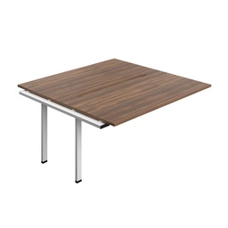 [SYN1680CODWWH2PX] Synergy Bench Extension With Cut Out: 2 Person (Fsc) | 1600 X 800 | Dark Walnut/White