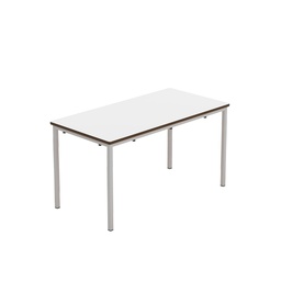 [T-FW1159WHGR] Titan Welded Frame Table | 1100X550X590 | White/Grey