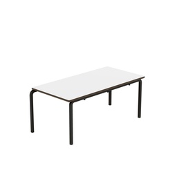 [T-CB1146WHBK] Titan Crush Bent Frame Table | 1100X550X460 | White/Black