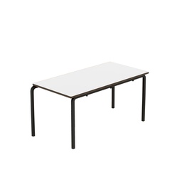 [T-CB1153WHBK] Titan Crush Bent Frame Table | 1100X550X530 | White/Black
