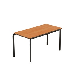 [T-CB1159BEBK] Titan Crush Bent Frame Table | 1100X550X590 |Beech/Black