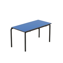 [T-CB1159BLBK] Titan Crush Bent Frame Table | 1100X550X590 | Blue/Black