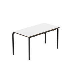 [T-CB1159WHBK] Titan Crush Bent Frame Table | 1100X550X590 | White/Black