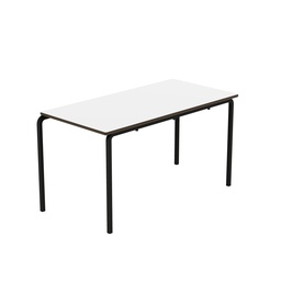 [T-CB1264WHBK] Titan Crush Bent Frame Table | 1200X600X640 | White/Black
