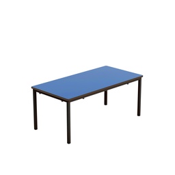 [T-FW1146BLBK] Titan Welded Frame Table | 1100X550X460 | Blue/Black