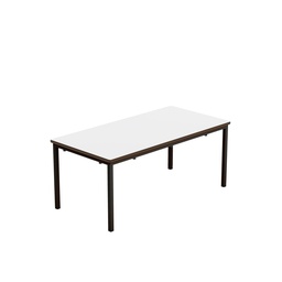 [T-FW1146WHBK] Titan Welded Frame Table | 1100X550X460 | White/Black