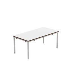 [T-FW1146WHGR] Titan Welded Frame Table | 1100X550X460 | White/Grey
