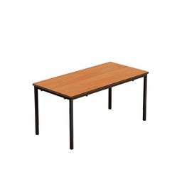 [T-FW1153BEBK] Titan Welded Frame Table | 1100X550X530 | Beech/Black
