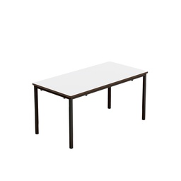[T-FW1153WHBK] Titan Welded Frame Table | 1100X550X530 | White/Black