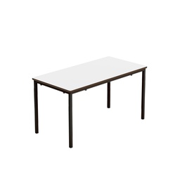 [T-FW1159WHBK] Titan Welded Frame Table | 1100X550X590 | White/Black