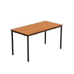 [T-FW1264BEBK] Titan Welded Frame Table | 1200X600X640 | Beech/Black