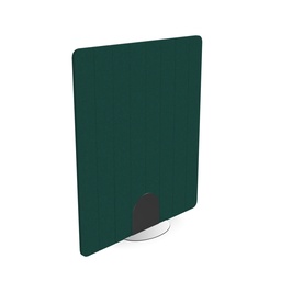 [PET1214FSTGN] Freestanding 24mm screen V-groved 8 stripes I 1200w x 1400h I Green