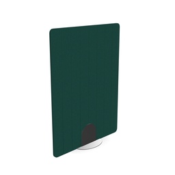 [PET1216FSTGN] Freestanding 24mm screen V-groved 8 stripes I 1200w x 1600h I Green