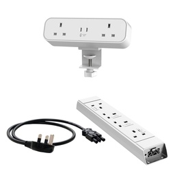 [MAL1011W243] MALMO ON DESK POWER BUNDLE WHITE
