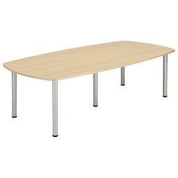 [COREPMT2410BOK] Core Pole Leg Barrel Shaped Meeting (Fsc) I 2400x1000 I  Canadian Oak