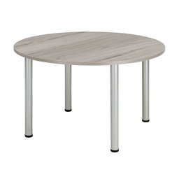 [COREPMT12DGOAK] Core Pole Leg Round Meeting (Fsc) I 1200X1200 I  Alaskan Grey Oak