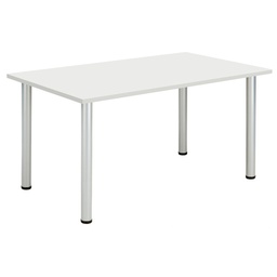 [COREPMT1480WHT] Core Pole Leg Rectangular Meeting (Fsc) I 1400x800 I  Arctic White