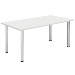 [COREPMT1680WHT] Core Pole Leg Rectangular Meeting (Fsc) I 1600x800 I  Arctic White