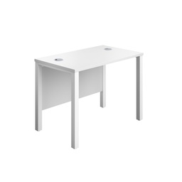 [GP1060RECWHWH] Goal Post Rectangular Desk (FSC) | 1000X600 | White/White | 