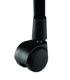 [AC1047] Single Brake Loaded 11mm Castors - Black