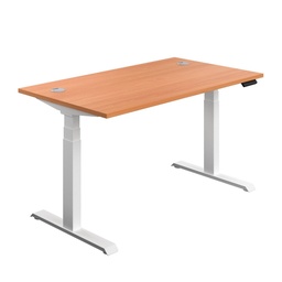 [ECSS1880CPBEWH] Economy Sit Stand Desk (FSC) | 1800 X 800 | Beech/White | 