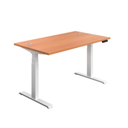 [ECSS1880CPBEWH] Economy Sit Stand Desk (FSC) | 1800 X 800 | Beech/White | 