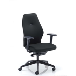 [CH2001BK] Deluxe Ergonomic Posture Chair Height and Depth Adjustable Arms Black YP009 Pheonix Havana