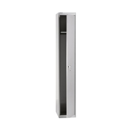 [BY08945] Bisley|1 Door| Steel|Locker|305X305X1802|Goose Grey