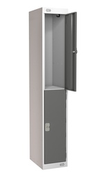 [TC2DRLK30DG] 2 Door Locker 300X300X1800 Dark Grey Door