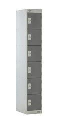 [TC6DRLK30DG] 6 Door Locker 300X300X1800 Dark Grey Door