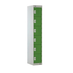 [TC6DRLK30GR] 6 Door Locker 300X300X1800 Green Door