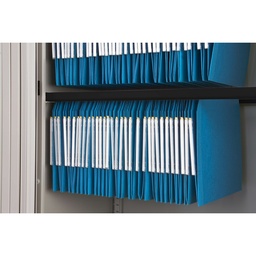 [BUS1] Bisley Essentials Shelf With Adjustable Undershelf Filing I 914Mm Wide Cupboards I 1000Mm (W) Tambours I Black