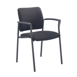 [CH3508UN] Florence Arm Chair 4 Leg Unlimited Black Frame