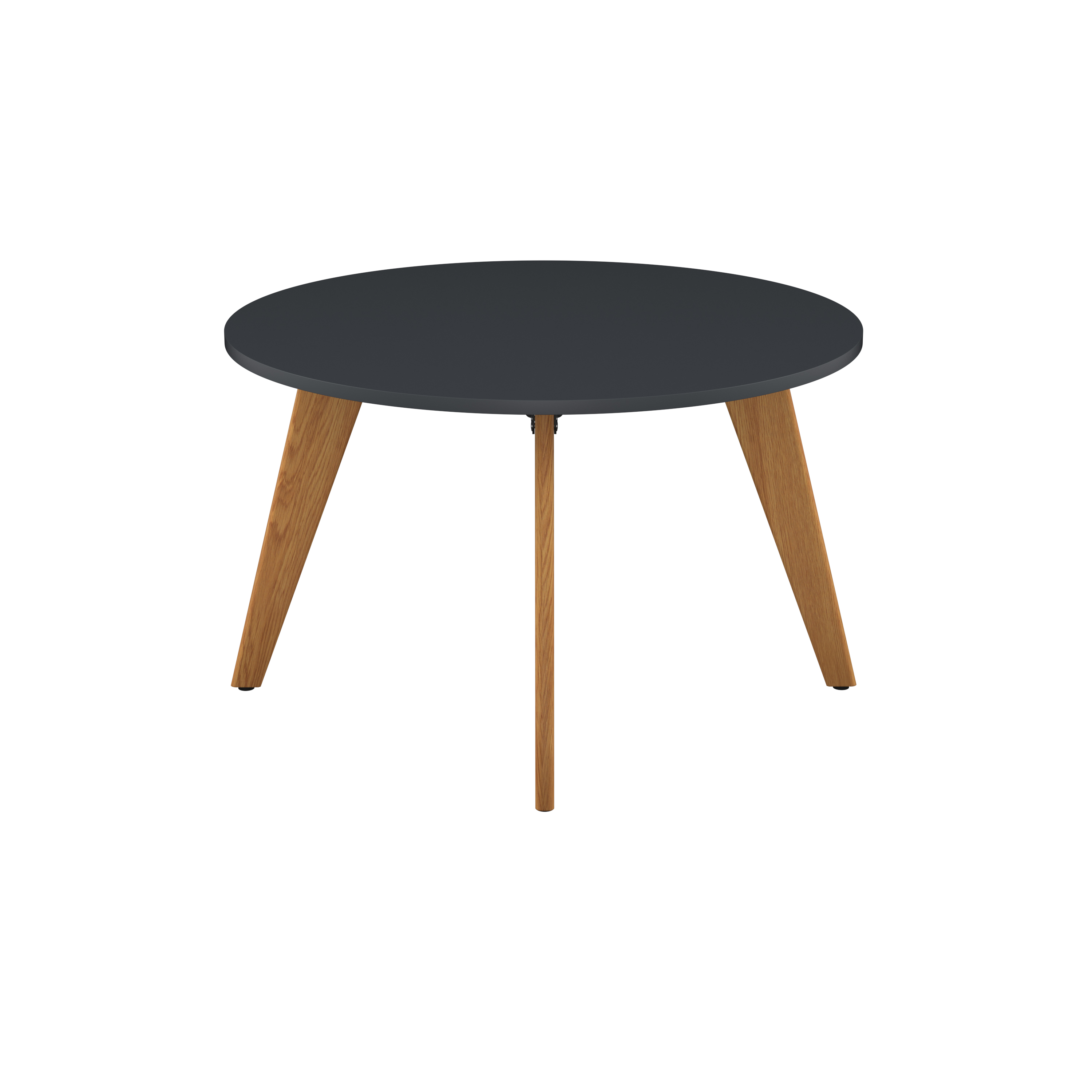 PLATEAU ROUND TABLE WITH OAK LEGS