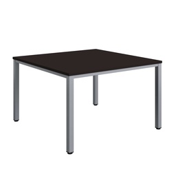[ZFIMT1212ANTSV] Fraction Infinity Square Meeting Table (FSC) | 1200 X 1200 | Anthracite/Silver