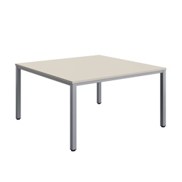 [ZFIMT1414GRYSV] Fraction Infinity Square Meeting Table (FSC) | 1400 X 1400 | Grey/Silver