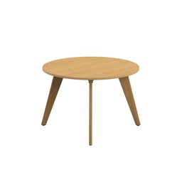 [ZPLA1200DSO] PLATEAU 1200 ROUND TABLE - SORANO OAK WITH OAK LEGS