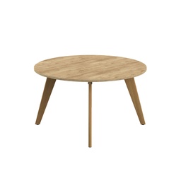 [ZPLA1400DNNO] PLATEAU 1400 ROUND TABLE - NATURAL NEBRASKA OAK WITH OAK LEGS