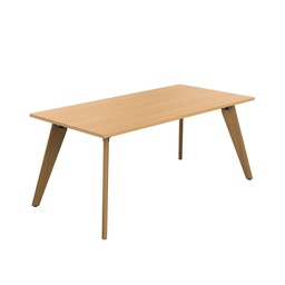 [ZPLA1890RB] PLATEAU 1800 X 900 RECTANGULAR TABLE - ELLMAU BEECH WITH OAK LEGS